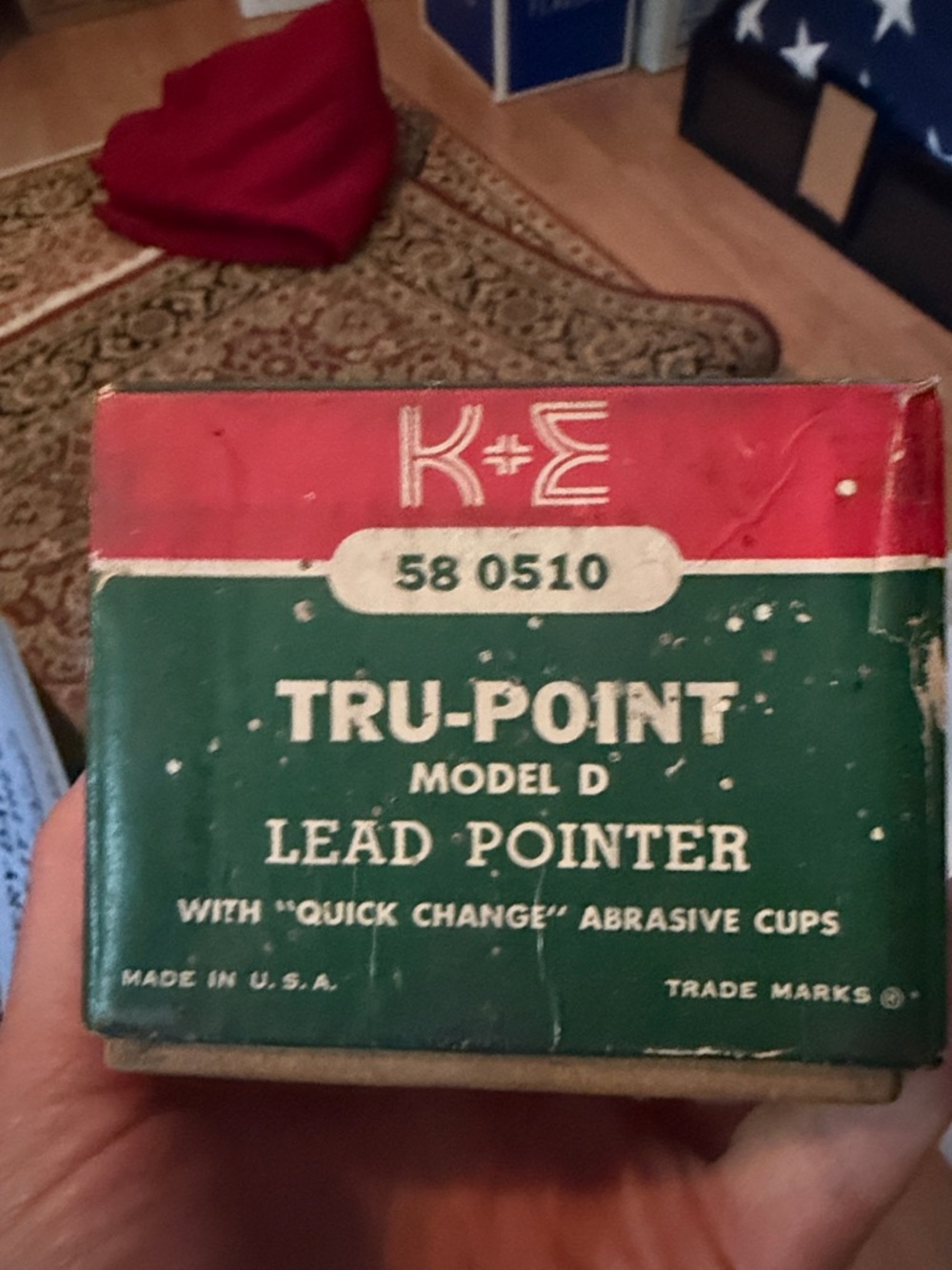 TRU-POINT Model D Lead Pointer - Green & Red Box